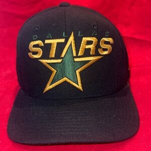 Dallas Stars Hockey Black and Gold Cap